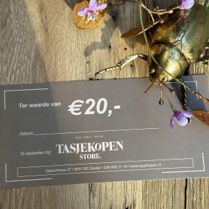 kadobon €20,- Kadobon tasjekopen.nl