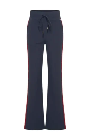 Broek Straight Tape Dark Bleu