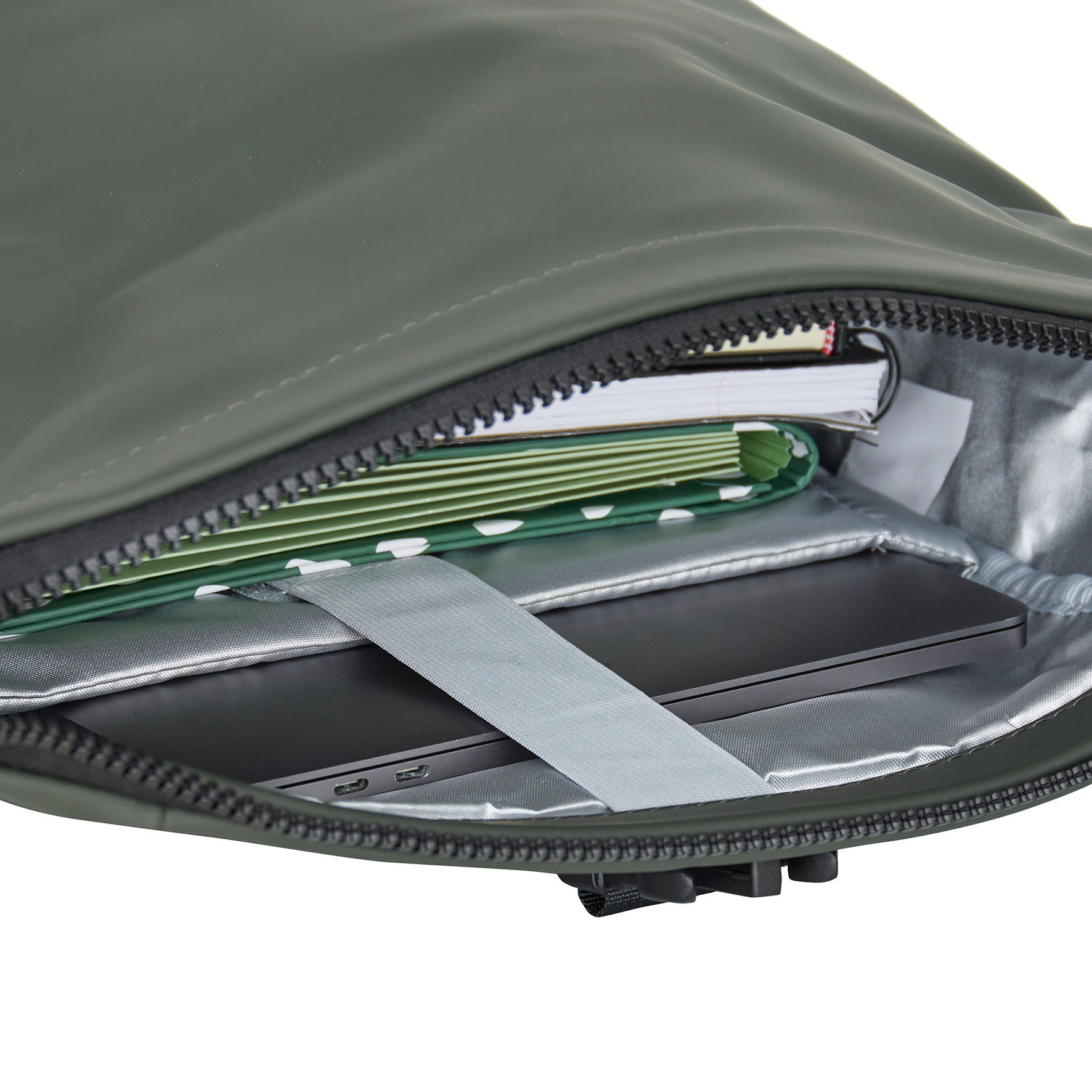 Mart New York Rolltrop 21L Groen Mart Roltop groot tasjekopen.nl 5 Mart New York Rolltrop 21L Groen - Afbeelding 5